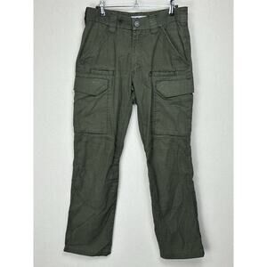 First Tactical Utility Cargo Ripstop Pants Men’s 30 x 32(29) Green Cotton Grunge